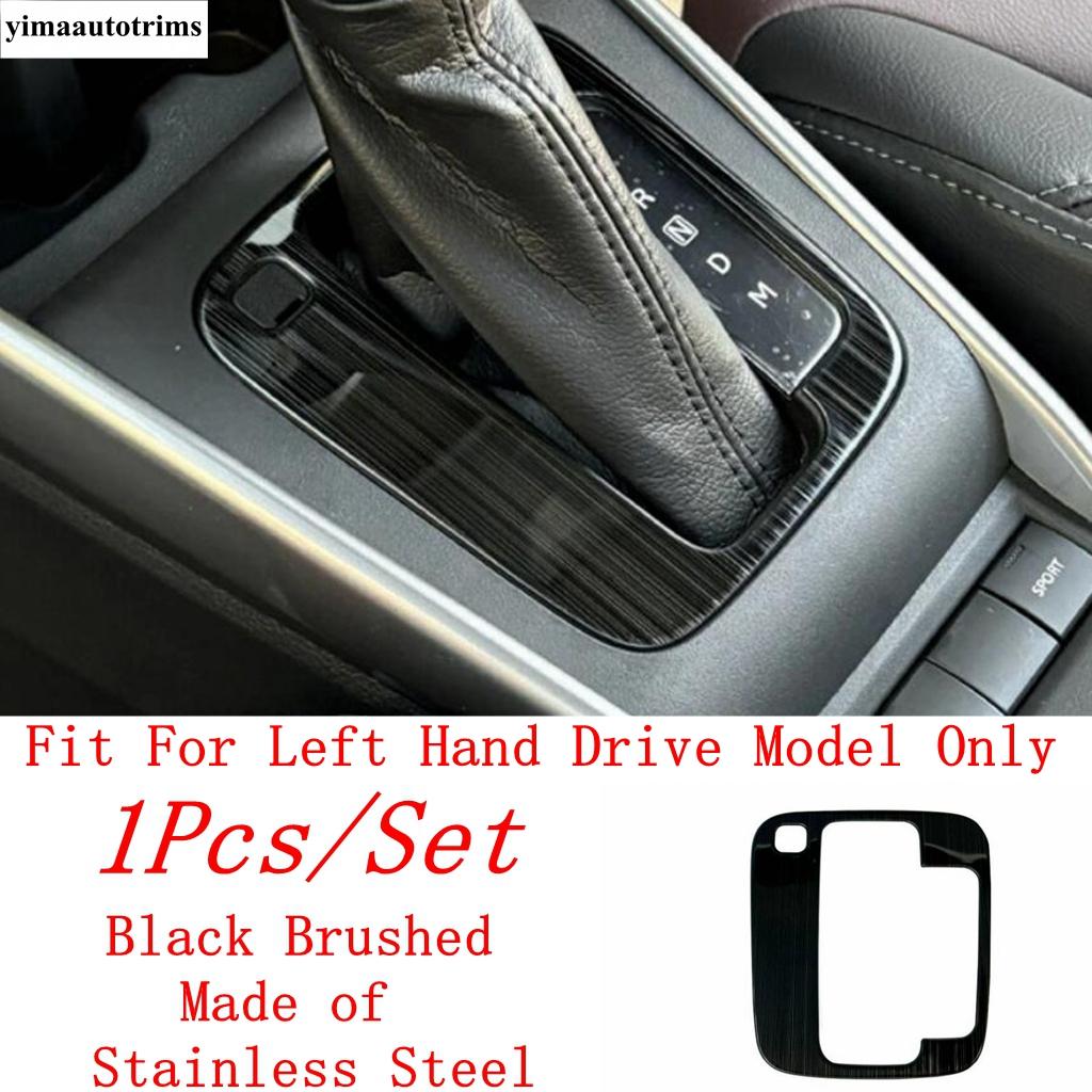 Central Control Gear Shift Electrical Park Hand Brake EPB Button Cover Trim Accessories For Suzuki Fronx WDB3S WEB3S 2025 2026 Black Brushed-A