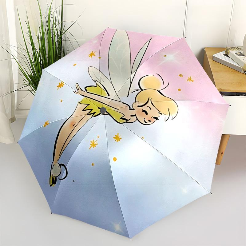 

Fairy, Fantasy Themed Automatic Opening and Closing Umbrella, Brightly Colored 8-rib Portable Umbrella, Suitable for Men and Women, A Perfec