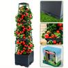44.8" Extra Tall Self-Watering Tomato Planter 2-in-1 Indoor Outdoor Heavy Duty Plastic Garden Planting Box