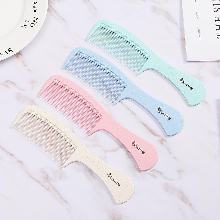 Korean Style Wheat Straw Hair Styling Comb for Men and Women with Independent Packaging, Multiple Options Available.