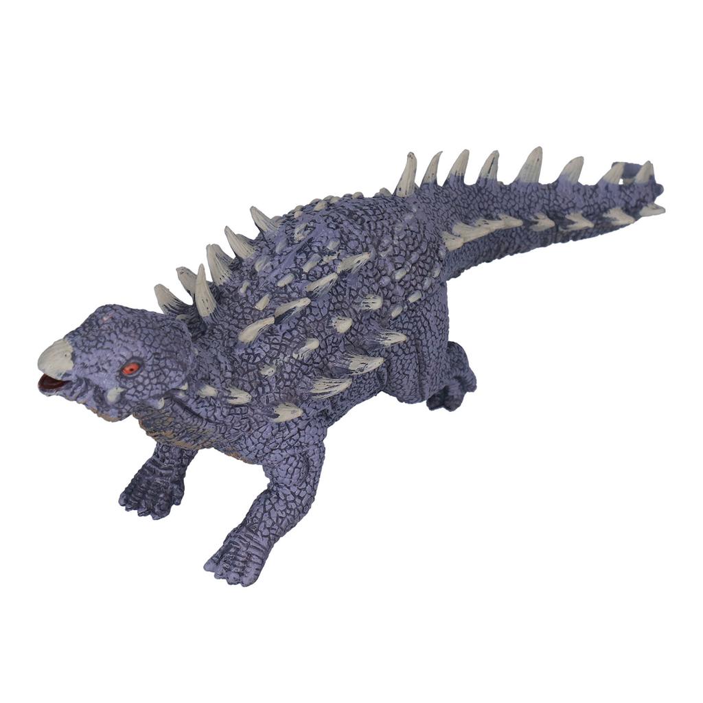 Spiny Ankylosaurus Simulation Dinosaur Model Dinosaur Collection Toy Large Size for KidsPurple