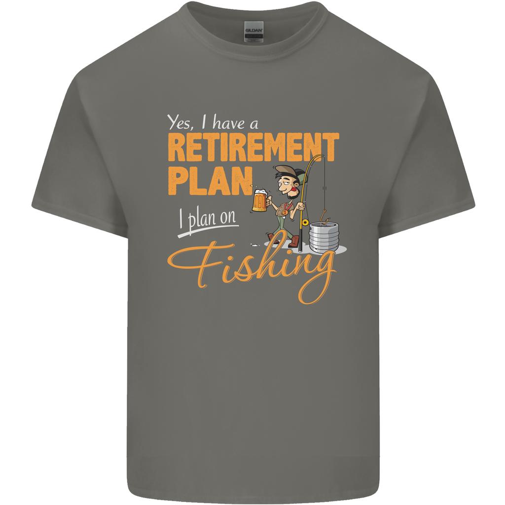RetireUnisext Plan Fishing Funny FisherUnisex Unisexs Light Cotton TShirt