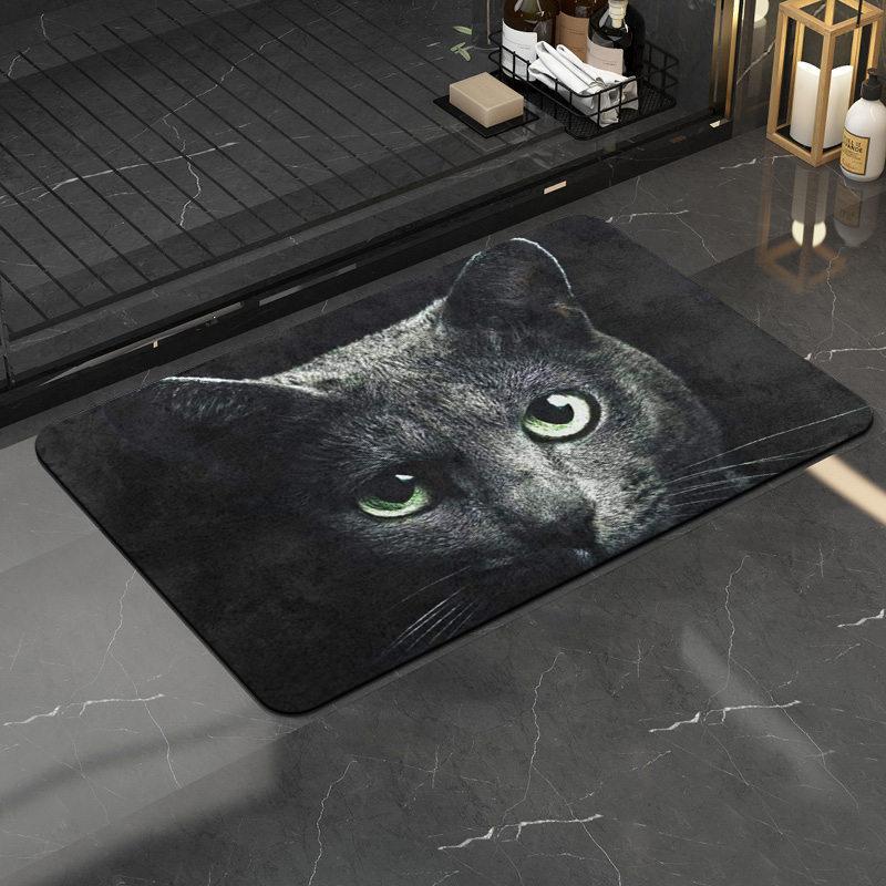 Animal Carpet Floor Mat Household Bedroom Kitchen Non-slip Mat Entry Door Rub Mat Door Mat