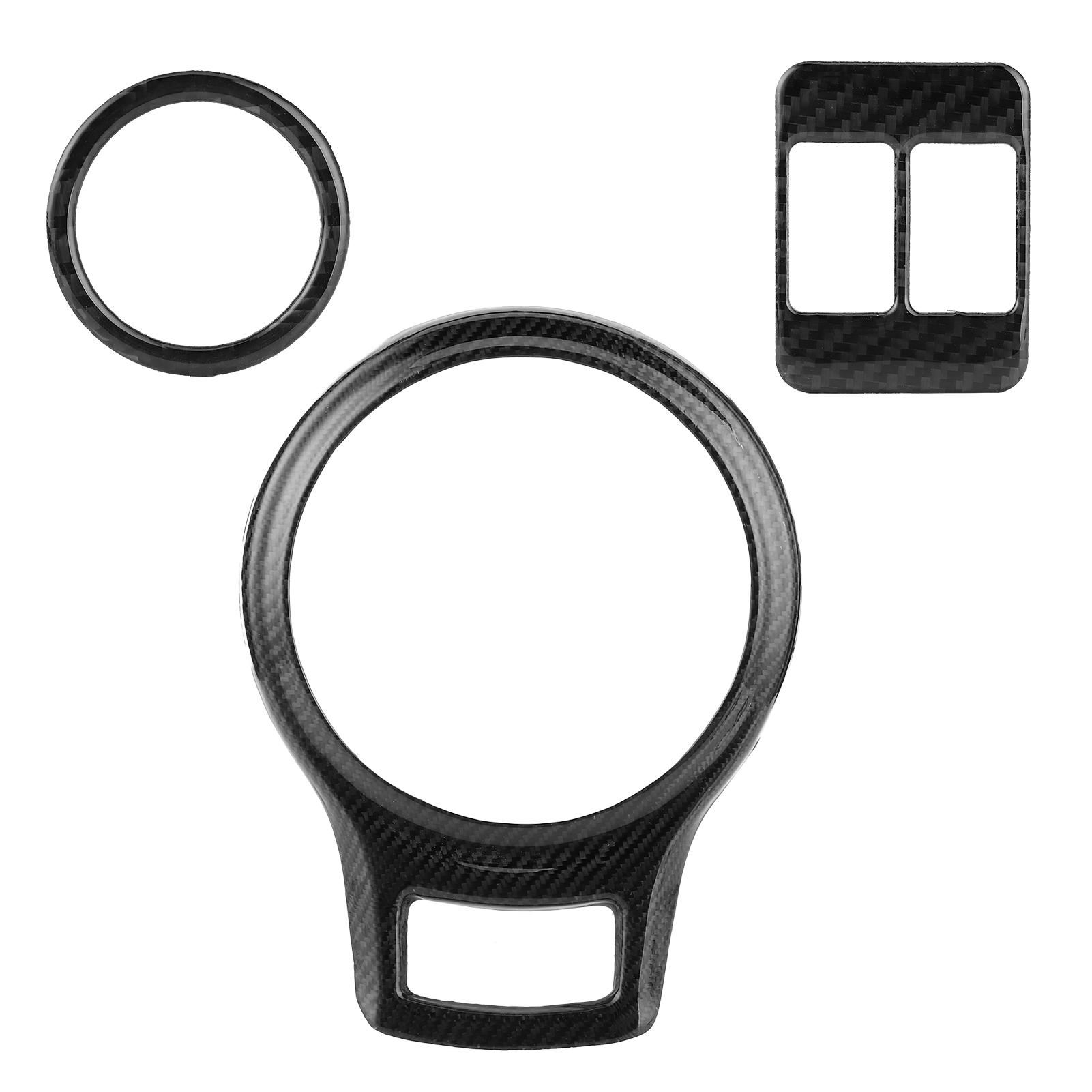 

3 шт. карбоновая накладка на панель переключения передач, автомобильный аксессуар, подходит для GT86Scion FRS Subaru BRZ