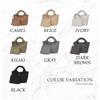 QUAY 2-Way Mesh Bag, Women's Nylon Handbag, Shoulder Bag, Mini Bag, 99512-BROWN