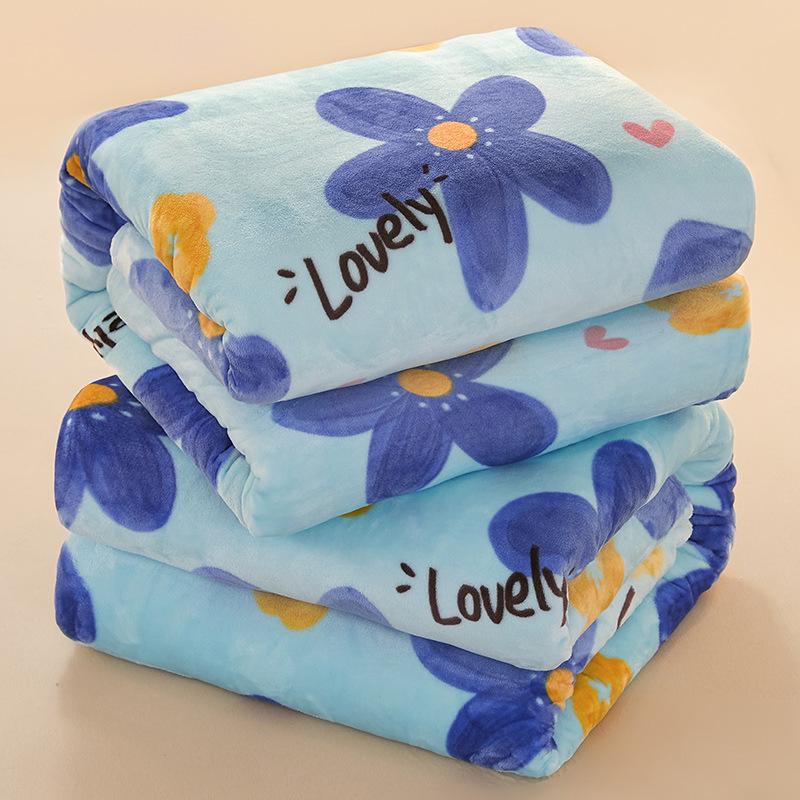 Dual-Use Flannel Throw & Bed Sheet: Thick, Warm, Winter & All-Season Blanket for Dorm or Home, Single/Double