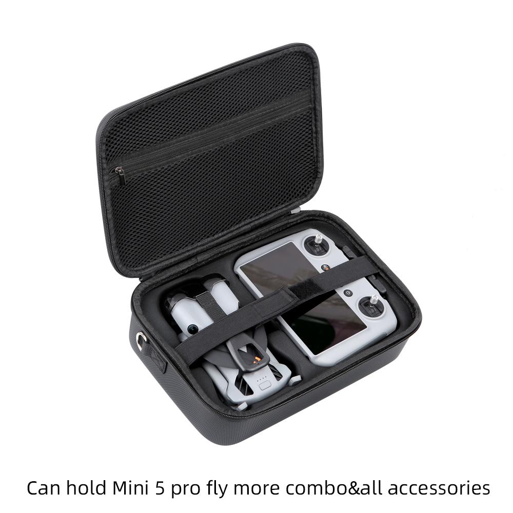 For DJI Mini 5 Pro Storage Bag Carrying Case Remote Control Battery Drone Body Shoulder Handbag For DJI RC 2 Accessories