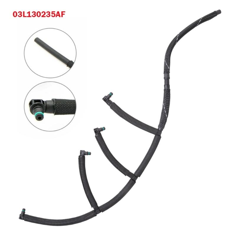 Fuel Overflow Hose 03L130235AF 03L130235P Fuel Return Line Injector Hose Leak Line Automotive Accessory
