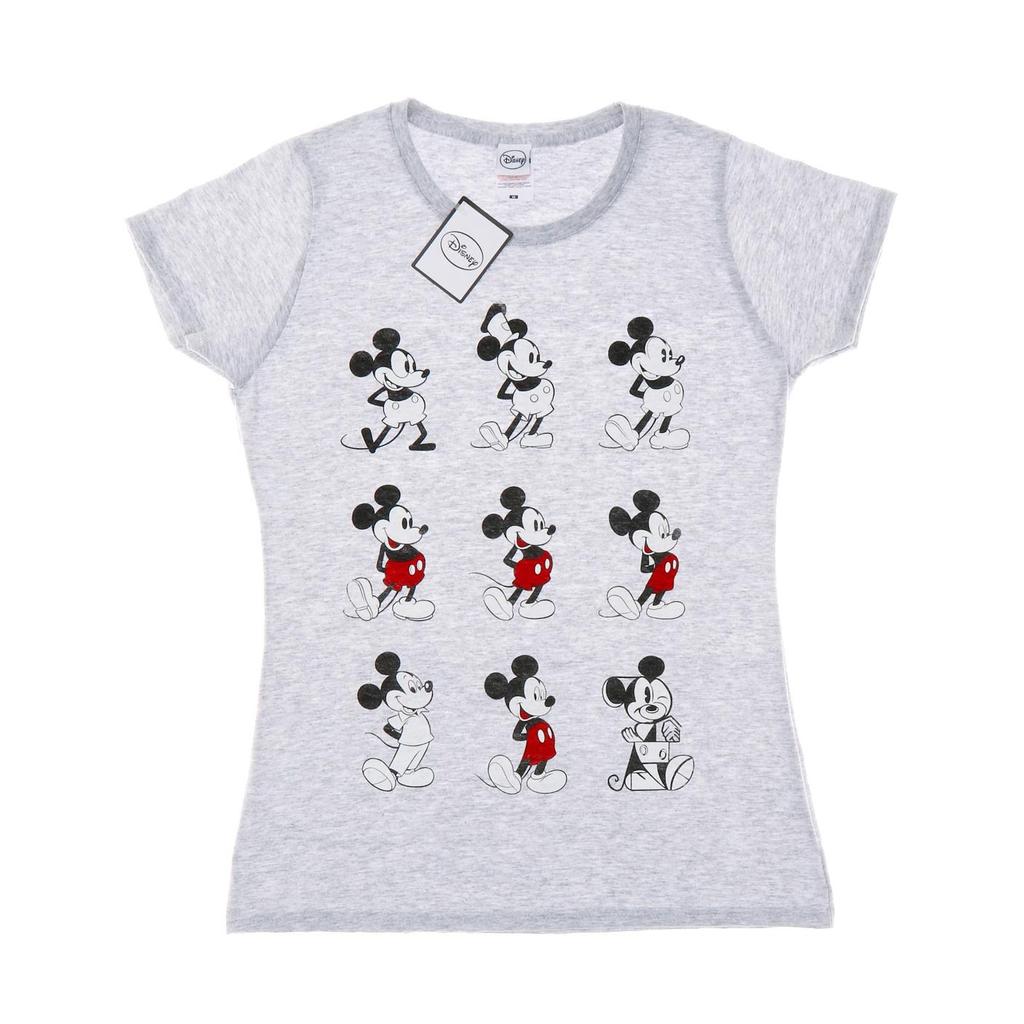 Disney Womens/Ladies Mickey Mouse Evolution Cotton T-Shirt