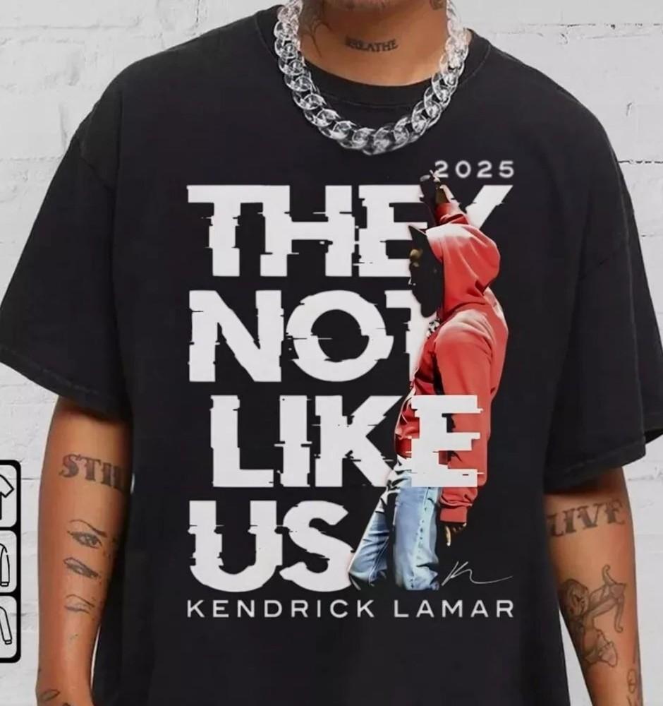 Kendrick Lamar Shirt, Kendrick Lamar They Not Like Us T Shirt Full Size S-5XL Unisex T-Shirt XXXL