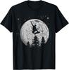 Skater Skateboarder Skateboard Moon Skateboarding Gift TShirt Unisex Summer Streetwear Tops Print On Demand Camisas Streetwear