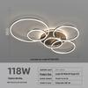 Modern Minimalist Gold Ring Ceiling Lamp for Living Room and Bedroom