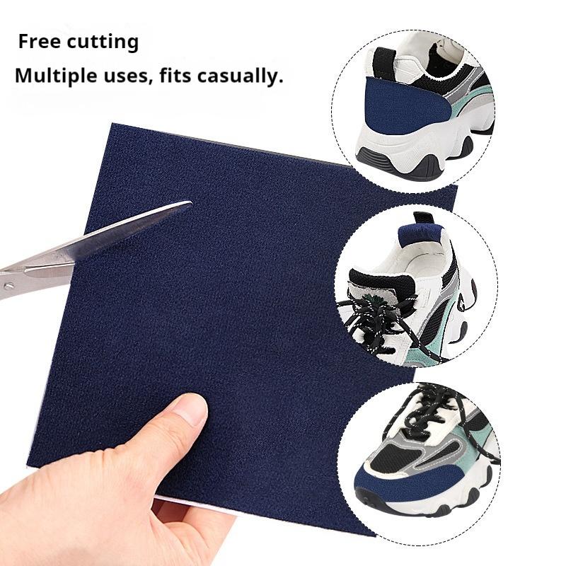 Mesh Sneaker Repair Allowance Firm Self-Adhesive Heel Anti Abrasion Sticker Upper Torn Lining Repair Sticker 2Pcs