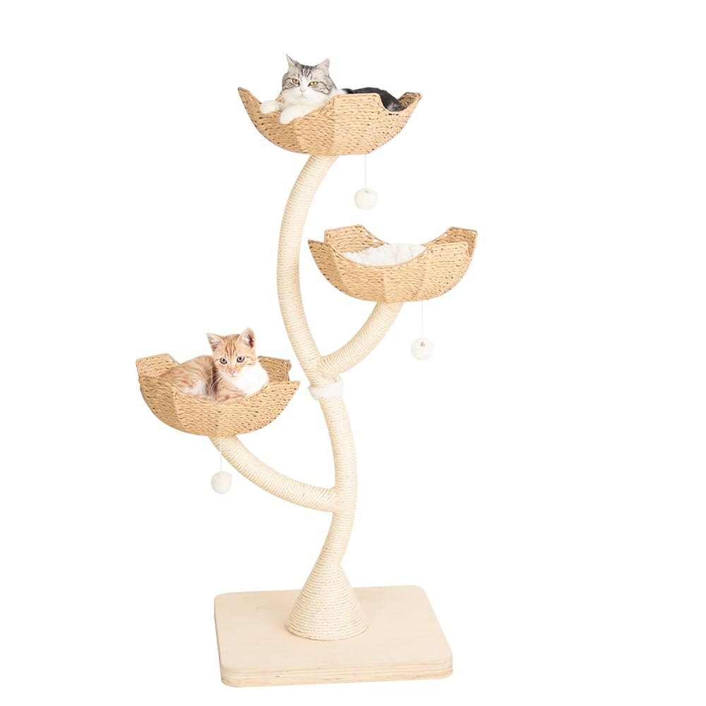 

LULUCAT Cat Steel Large Three Превосходный Супер толстый Легко сочетается с сизалем Несколько Поставляется с смотровым котом Красивая Заостренная высота Устраняет