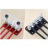 Robust Power Distribution BusBar 600A at 48V DC with Compact Design and Four Stud Terminals for Efficient Electrical Solutions