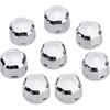 Chrome 55pcs Crown Engine Bolt Caps Kit for Harley Touring Electra Glides Road Glides Road Kings 1999-2016 & Softail 1999-2017
