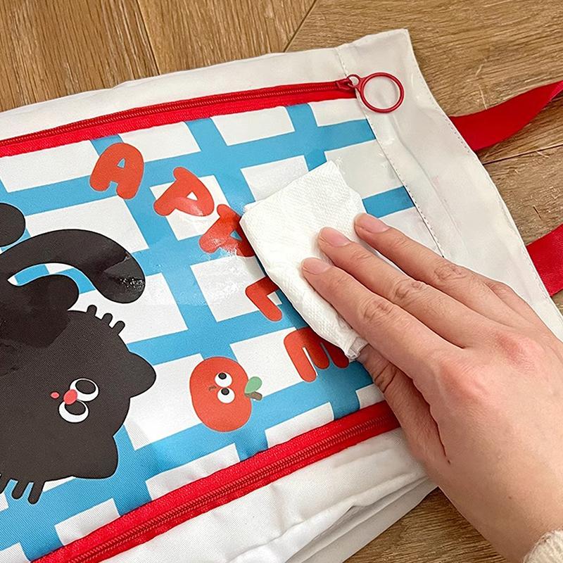 Portable Double Layer Travel Shoe Bag Separate Storage Waterproof Shoe Storage Bag Handheld Thickened Dustproof Shoe Bag