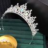 Bridal Crown Tiara Birthday Party Headband Rhinestone Queen Hair Accessories Wedding Dress Crown
