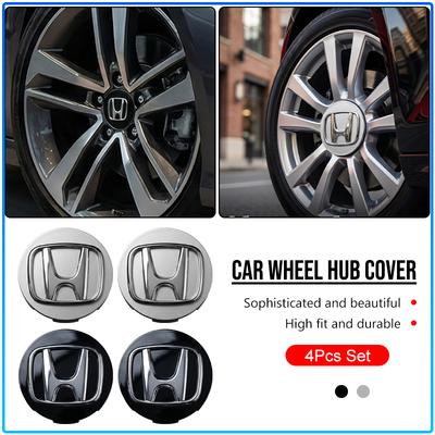 4PCS 65MM Emblème de Voiture Cache-moyeu Central de Roue Couvercle de Jante Étanche Pour Civci CRV Accord Mugen Prelude FIT City CRZ CRX