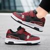 Kinder Klassische Mode Vielseitig Klettverschluss Dicke Sohle Low Top Lässige Board Schuhe Outdoor Lässige Sportschuhe 28-39
