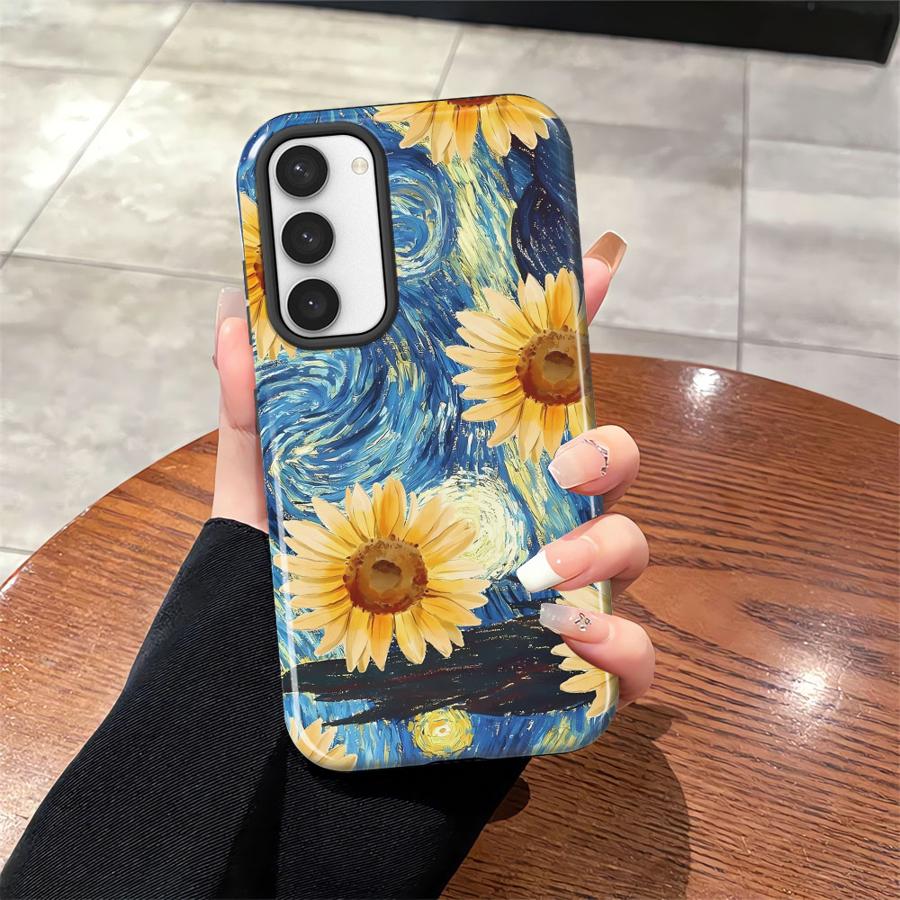 

Van Gogh Starry Sunflowers Soft Cover Capa Phone Case for Samsung Galaxy S25 S24 Ultra A56 S23 A16 A26 S20 FE S23Ultra A36 Galaxy S20 FE