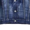 Brand new BLUE MONSTER CLOTHING Denim Jacket L stretch G jacket Men's Used