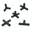 3/4/5-way Plant Stakes Edging Corner Connectors Plant climbing support rod Awning Pole Pipe joint Inner diameter 16mm 5 Pcs