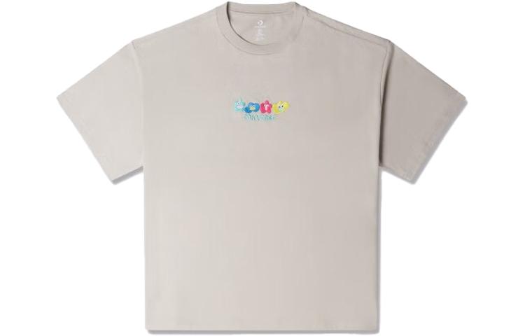 Converse T Shirts Men s Khaki Crew Neck Moderate Straight Fit 10025442-A03 XL