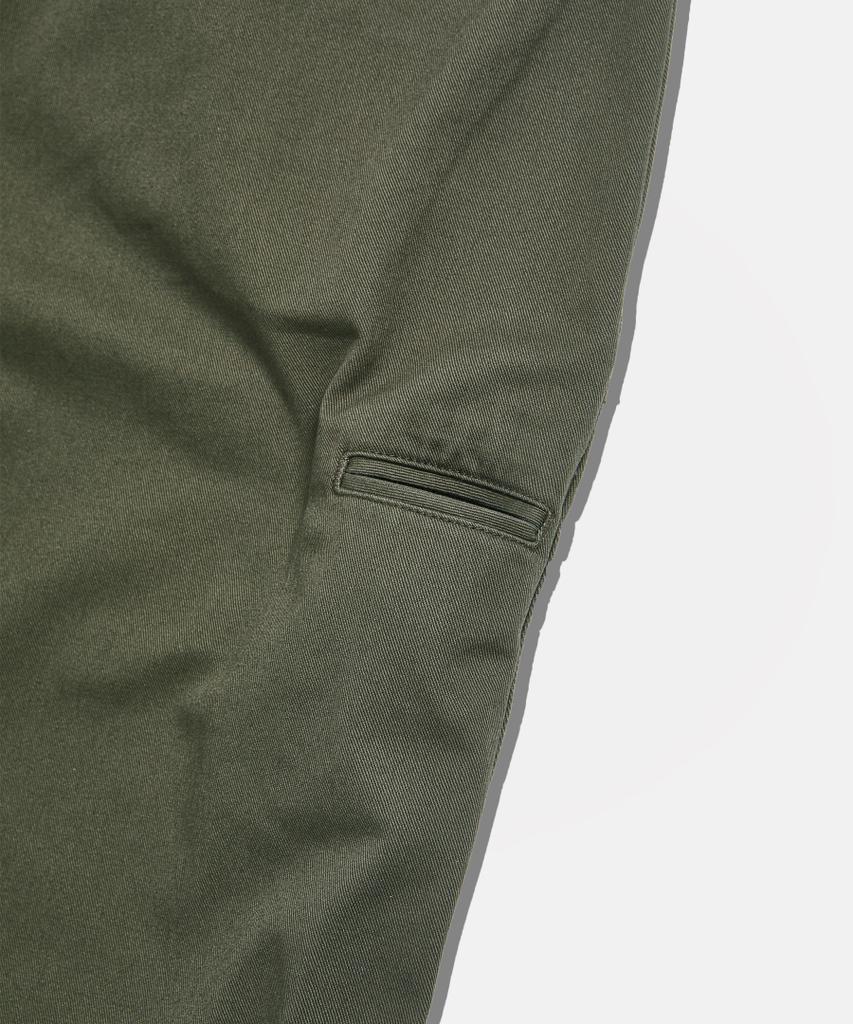 ESPIONAGE Wide Officer Pants Gray Olive