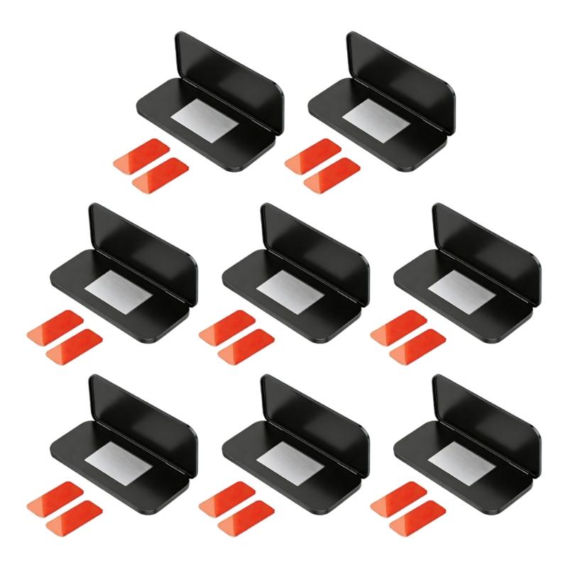 Heavy Duty Stainless Steel Magnetic Cabinet Door Catches Adhesive Drawer Magnets Magnetic Door Holder for Cabinets