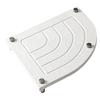 Fan Shaped Stone Drying Mat Water Absorbing Stone Tray with Stainless Steel Feet Fast Drying Diatomite Stone Sink Tray