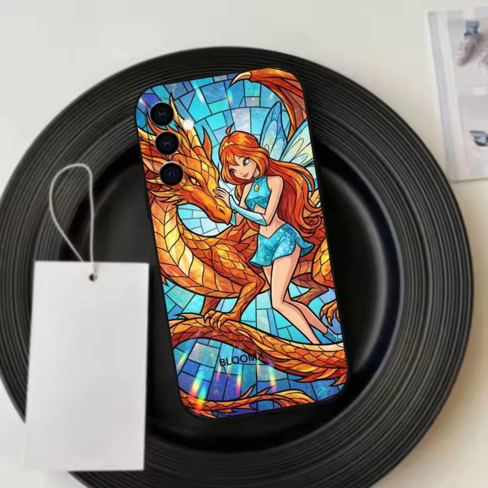 W-Winx Clubs Phone Case For Samsung Galaxy A73,A72,A71,A70,A53,A52,A51,Others Soft Black Cover Samsung a42 5g
