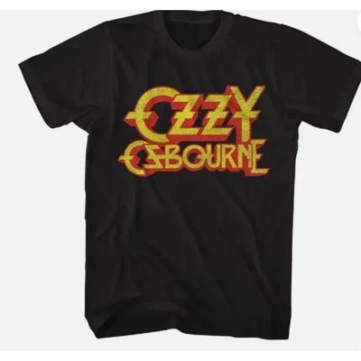 Ozzy Osbourne Logo Classic Music Tees Summer Women Short Sleeve T-Shirt Clothing Wear Trend Unisex Fashion Streetwear