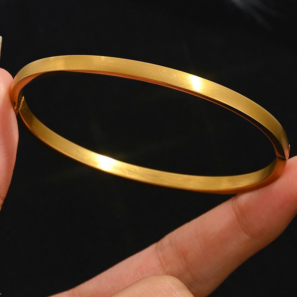 Elegantes Zirkonarmband - Weißer Titanstahl für Damen