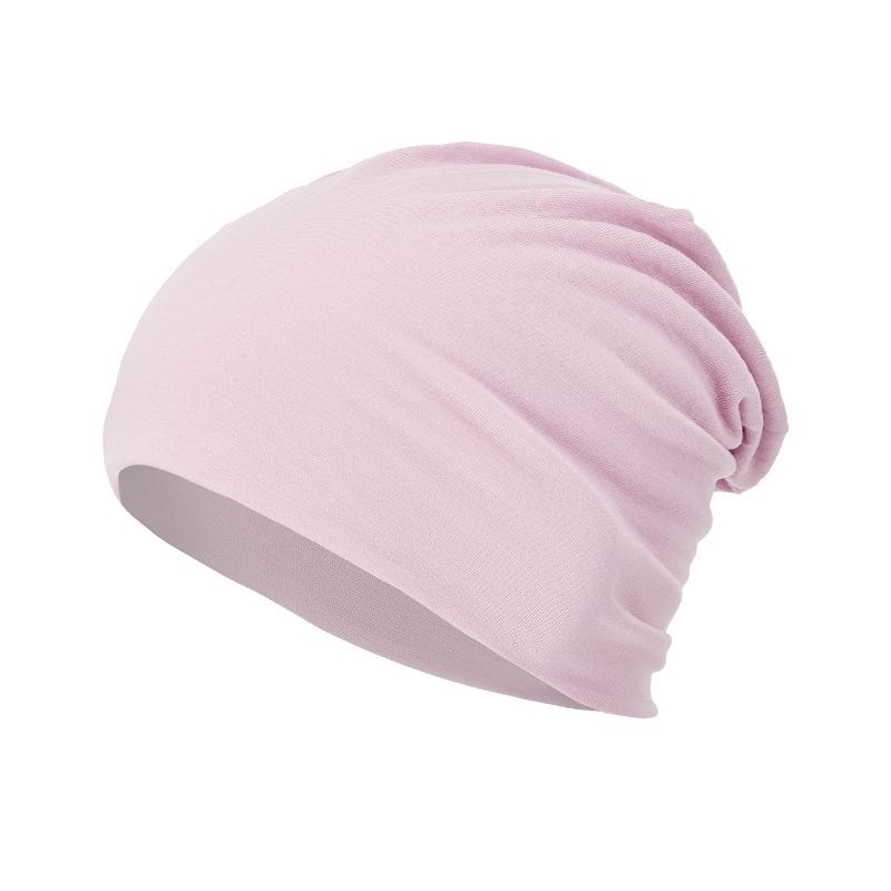 All-Season Knit Pile Hats: Solid Color, Double-Layer, Versatile Beanies for Comfort and Style