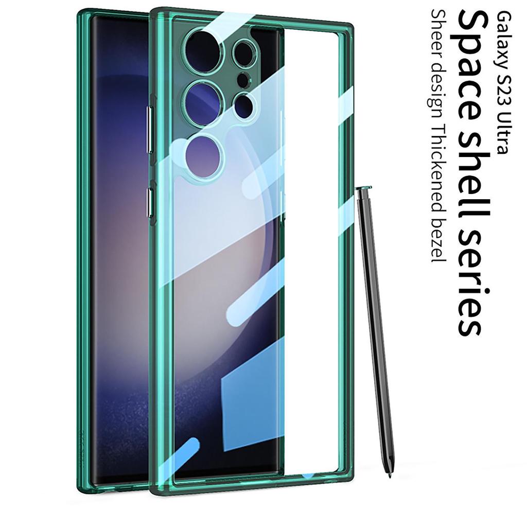 Samsung S23 Ultra Case: Four-Corner Anti-Fall, Transparent Creative PC, High-Definition Back Panel