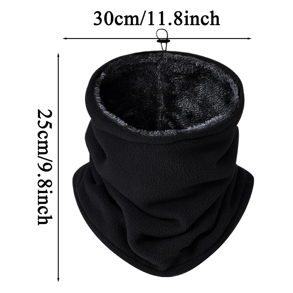 Adjustable Warm Scarf Polar Fleece Windproof Neck Cover  Men Bandana Fleece Neck Warmer Gaiter Ski Tube Scarf Half Face Cover