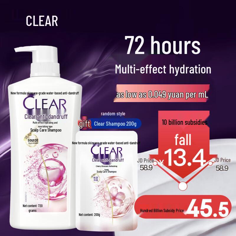 Clear Women s Anti-Dandruff Hydrating Shampoo