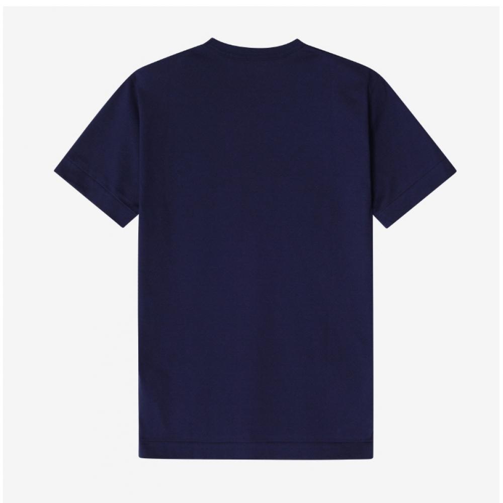Comme Des Gar Ons Play Gold HearT PaTch Unisex T shirT Ax T216 051