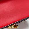 [Pre-Owned] Sylvie Gold Buckle Striped Webbing Leather Mini Shoulder Crossbody Bag - Very Good #1FGBFDS