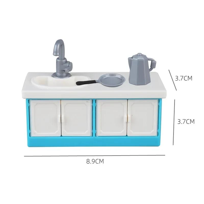 Big Building Blocks Play House Furniture Accessories Indoor Utensil Bed Compatible Large Bricks Assemble Toys Children Kids Gift