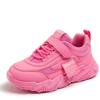 Spring Kids Sneakers Girls Casual Mesh Solid Pink Light Boys White Hook Loop Children Non Slip Sports Shoes