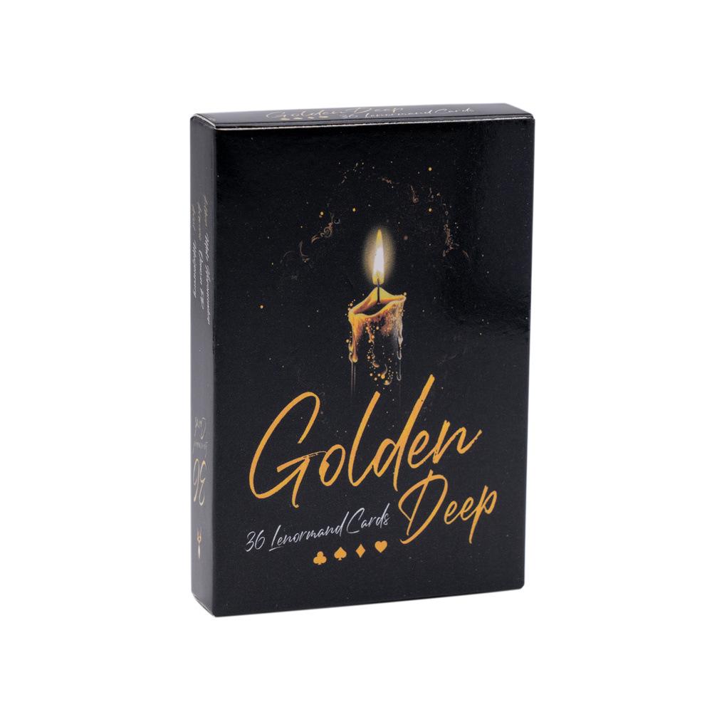 Golden Gradient Lenormand Cards