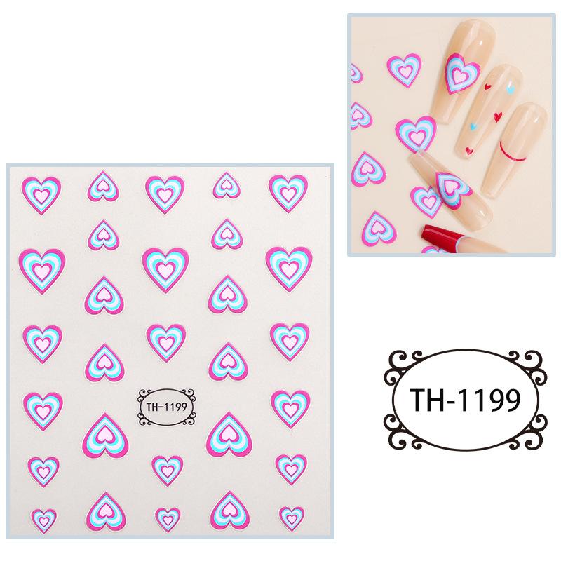 New Year Nail Art Stickers Bronzing Year of the Dragon Chinese Style Mahjong Cartoon Nail Stickers Decoration