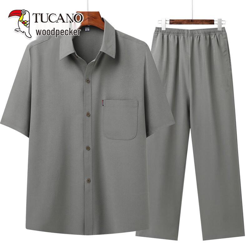 TUCANO Men s Summer Short Sleeve Shirt & Casual Set 44/190