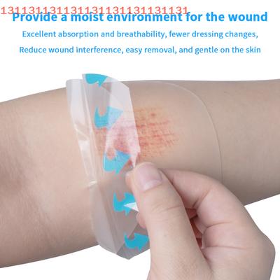 2Pcs Ultra Thin Hydrocolloid Dressing Patches Wound Dressing Adhesive Breathable Waterproof Pad Help Wound Healing Skin Care
