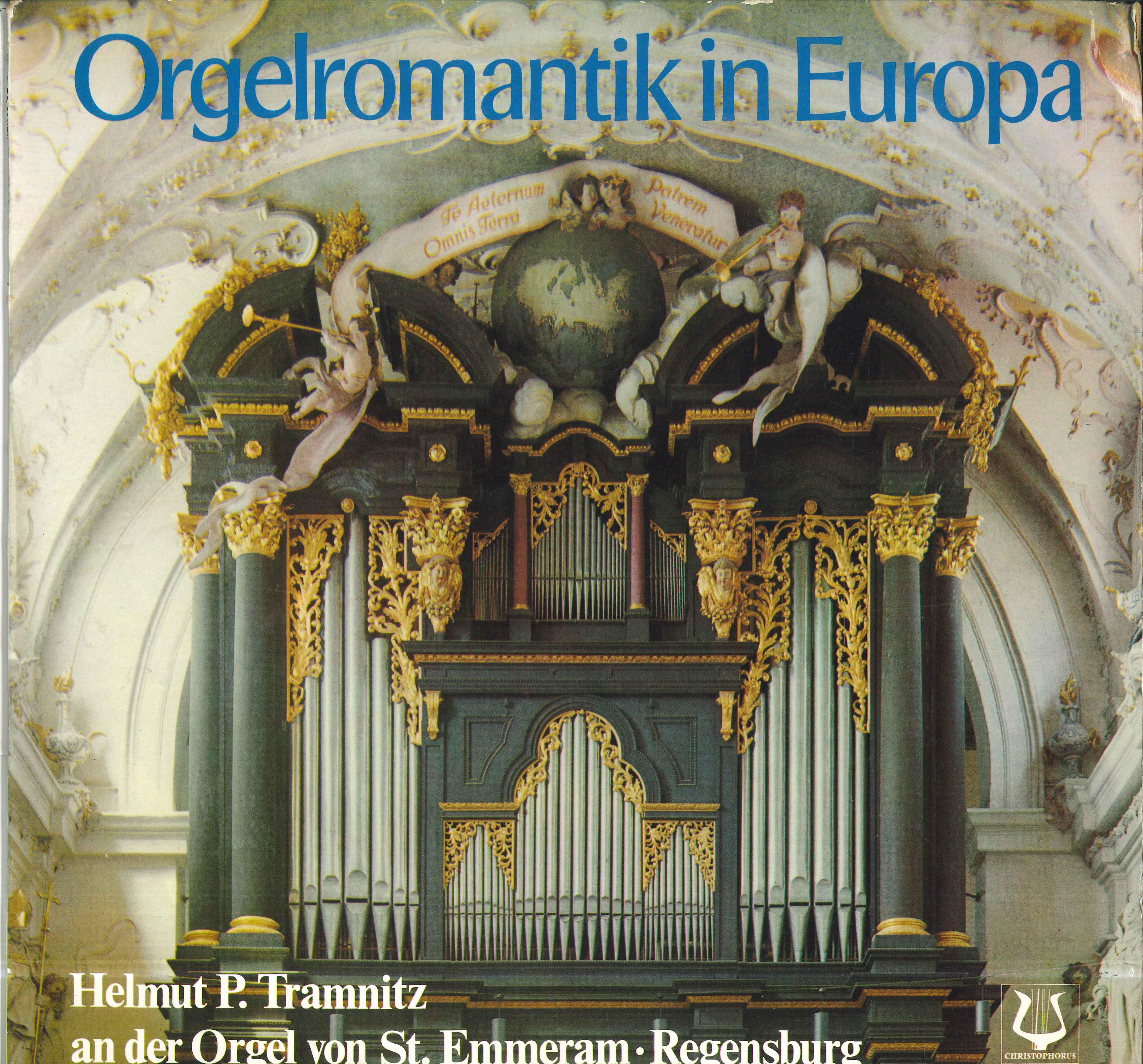 

LP Record HELMUTH P TRAMNNTZ Orgelromantikin Eupope SCGLX73891 CHRISTOPHORUS Germany Classical Used