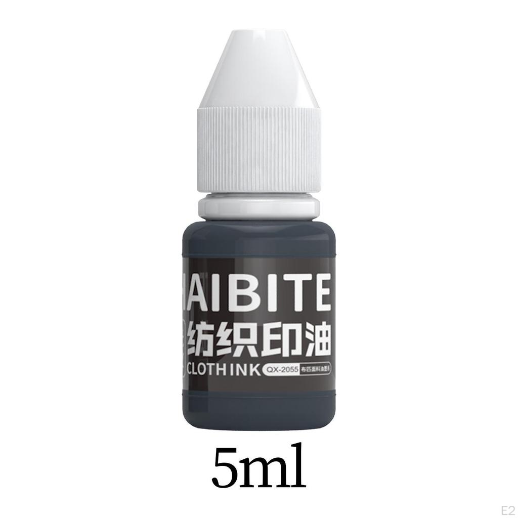 Clothing Stamps Refill Ink Printing Oil Cloth Fabric Textile Marker for
