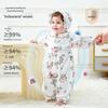 Baby Girl's Floral Print Cotton Romper
