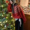 Lace Wrap Skirt Triangular Head Scarf Korean Layering Fashion Head Accessory for Teens and Youth Adult Vacation Wear